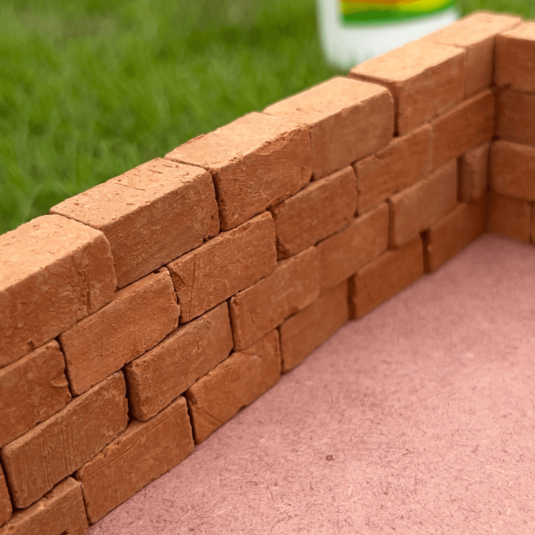 Architectural miniature model in 1:8 scale